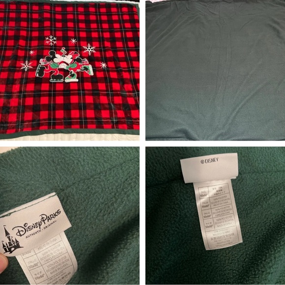 2 Disney Christmas throw blanket